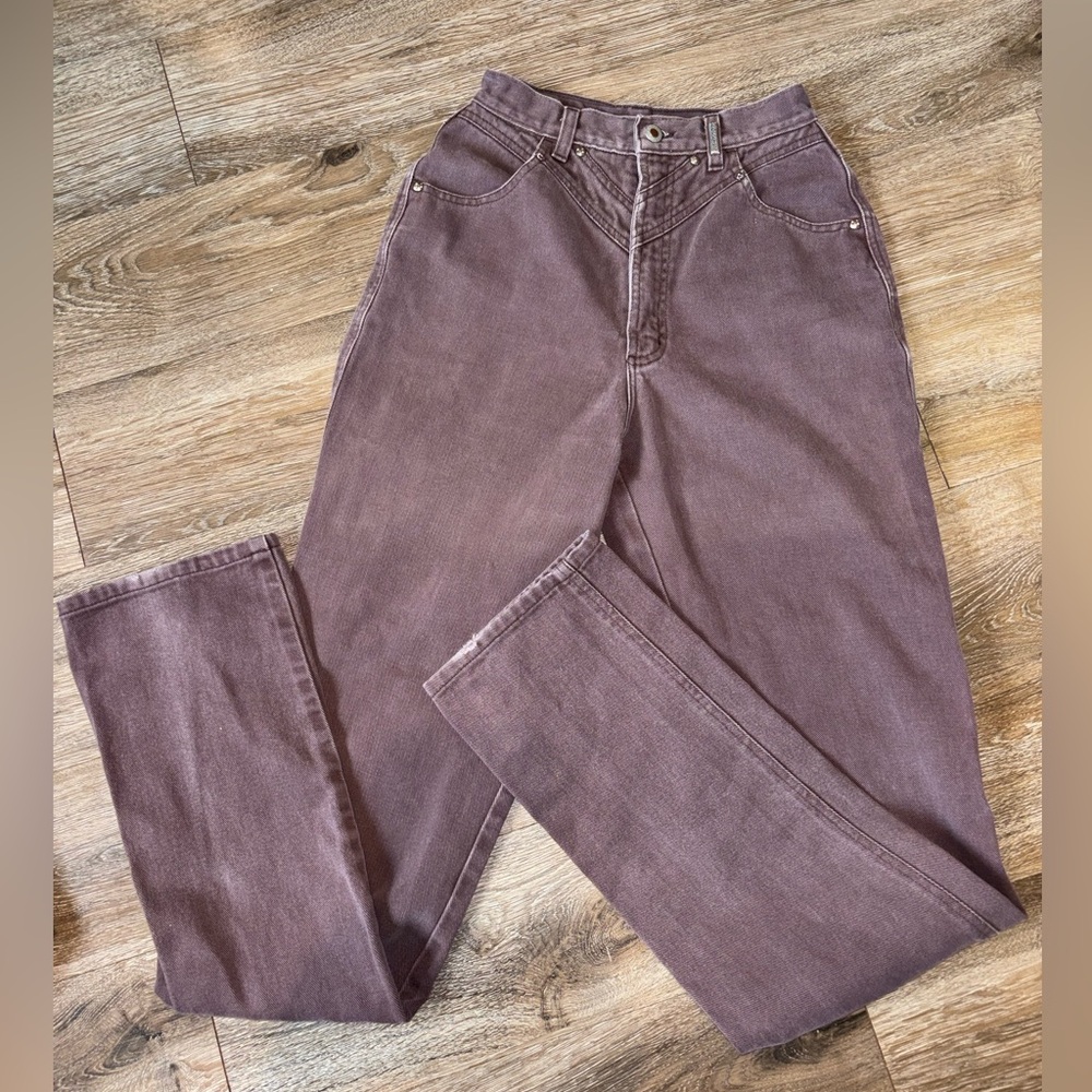 Vintage Rockies Western Faded Brown Jeans Size 28